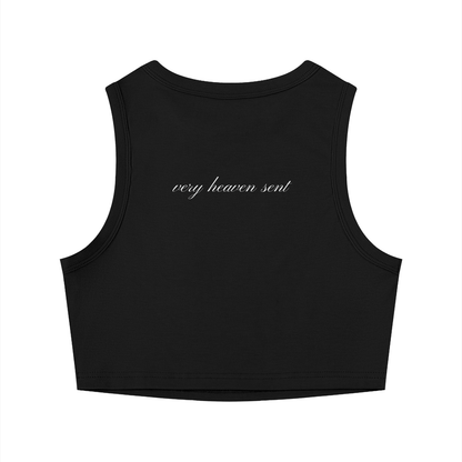 VHS - CROP TOP [BLACK] WOMENS