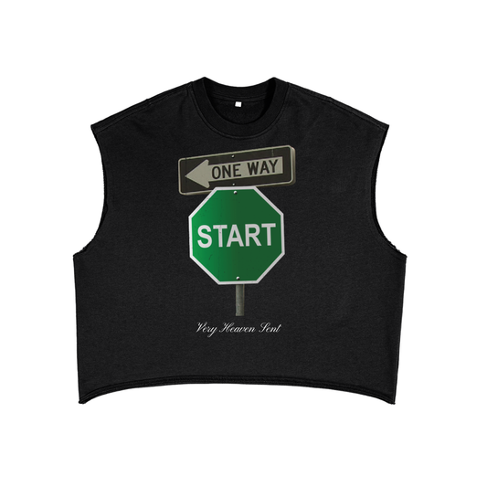'1 WAY' - CUT OFF [BLACK]