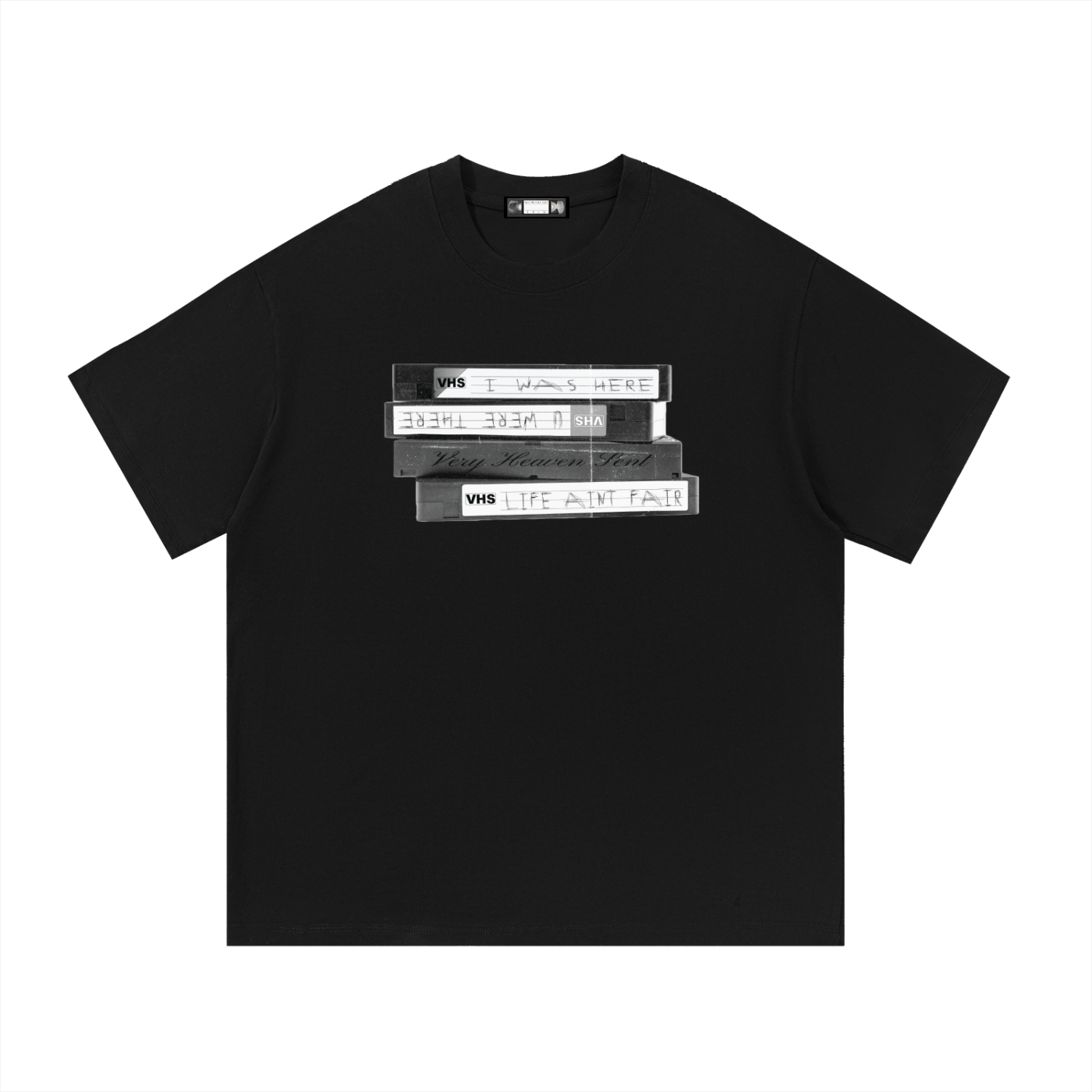 'L1FE AINT FAIR' - CLASSIC TEE [BLACK]