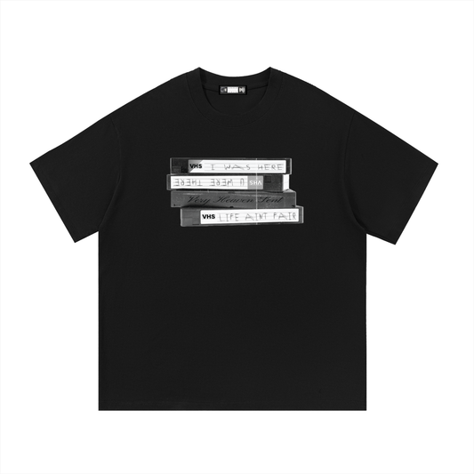 'L1FE AINT FAIR' - CLASSIC TEE [BLACK]