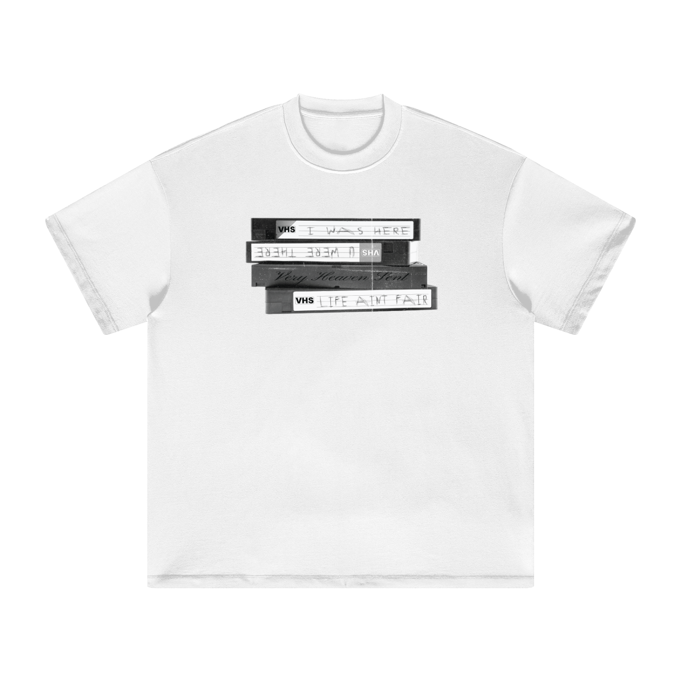 'L1FE AINT FAIR' - CLASSIC TEE [WHITE]