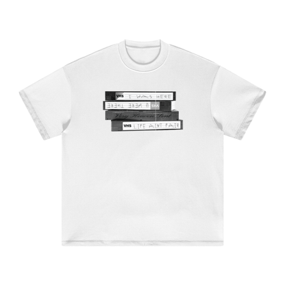'L1FE AINT FAIR' - CLASSIC TEE [WHITE]