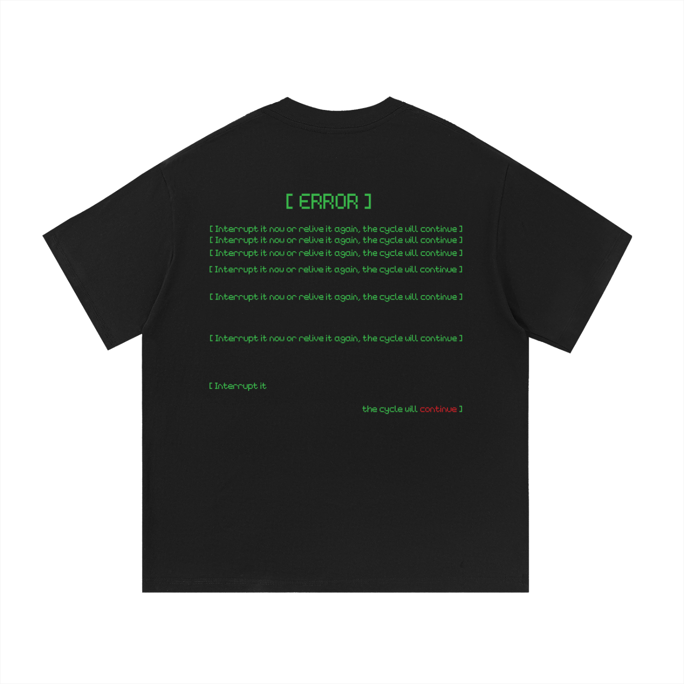 'L1FE AINT FAIR' - CLASSIC TEE [BLACK]