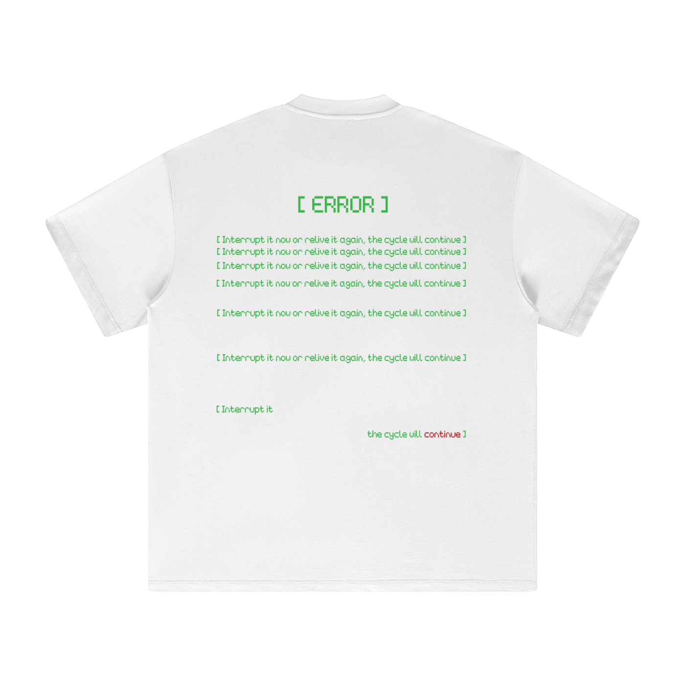 'L1FE AINT FAIR' - CLASSIC TEE [WHITE]