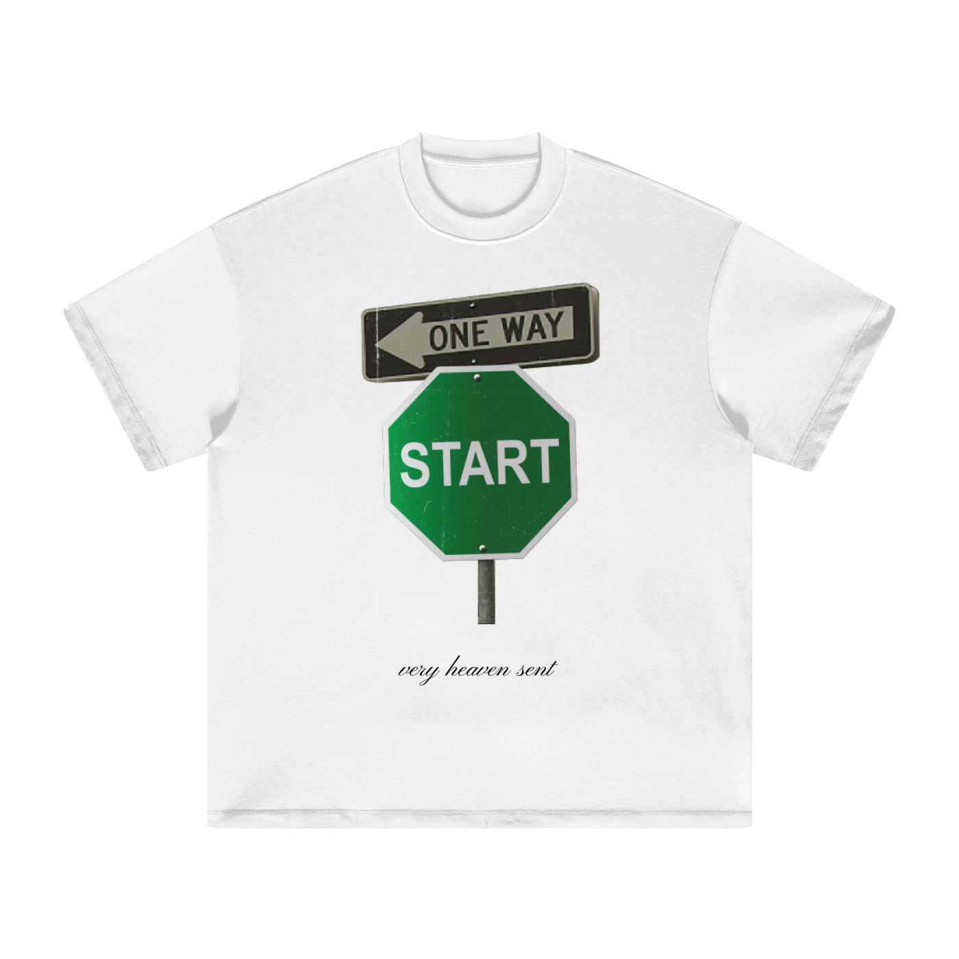 '1 WAY' - CLASSIC TEE [WHITE]