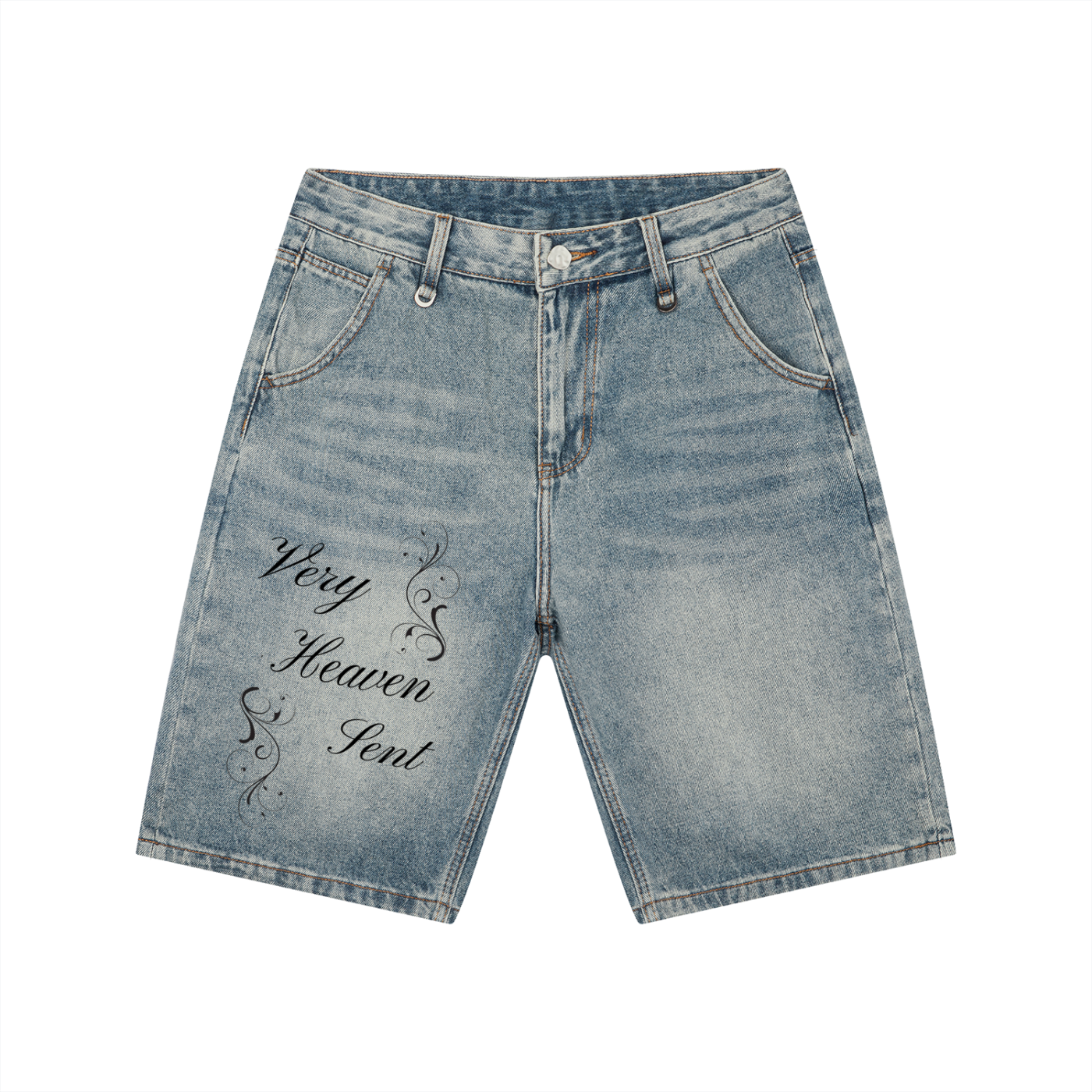 'VHS' - DENIM SHORTS