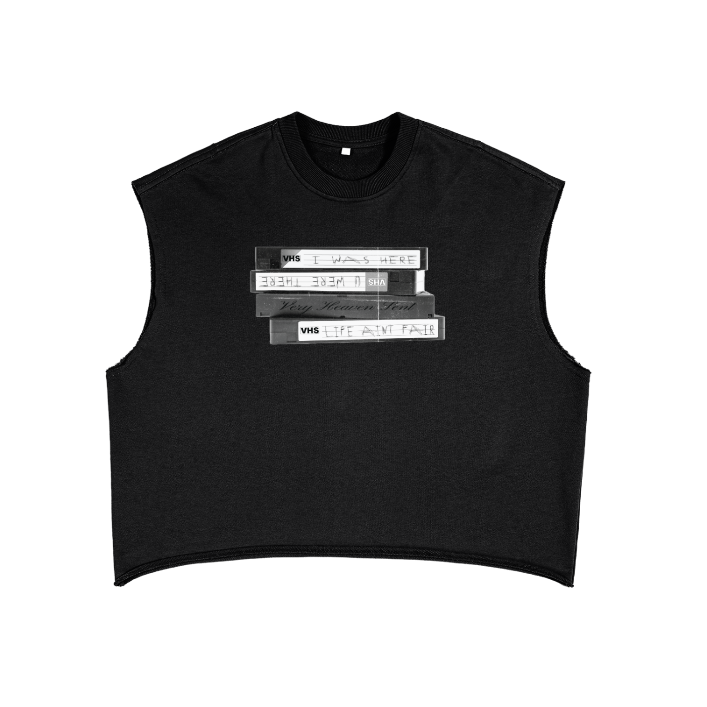 'L1FE AINT FAIR' - CUT 0FF [BLACK]