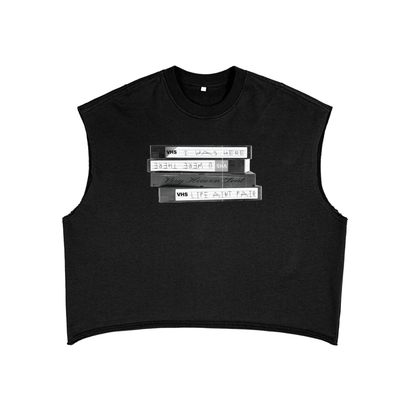 'L1FE AINT FAIR' - CUT 0FF [BLACK]